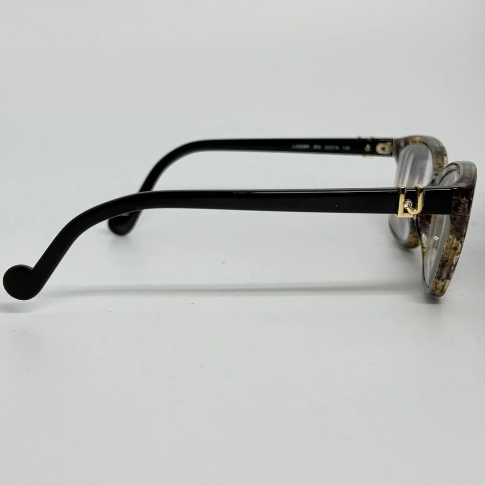 LIU‎ JO LJ2658R Eyeglasses 53 16 135 Tortoise Shell Pattern with Gold Accents